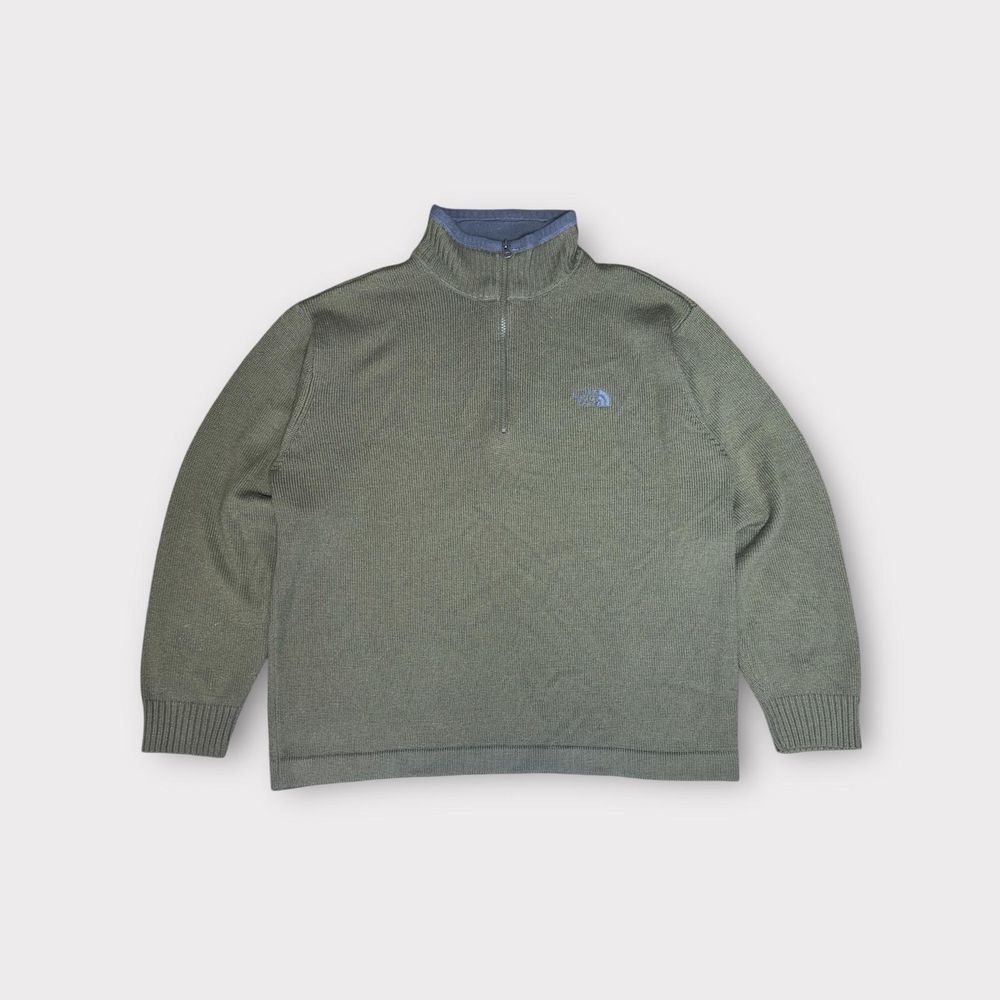 The North Face Men's Quarter Zip Knit Sweater Pullover Casual Winter Outdoor XL - Picture 1 of 9